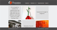 Desktop Screenshot of fiorentino-law.com